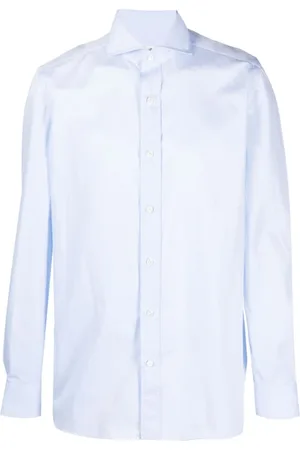 LUIGI BORRELLI NAPOLI Hombre, Camisas, Azul, Talla: M