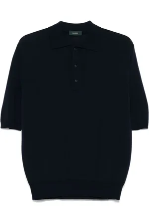 ZANONE Hombre, Camisetas, Azul, Talla: L