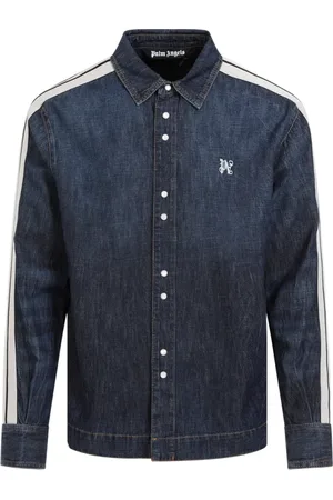 Palm Angels Hombre, Chaquetas, Azul, Talla: M