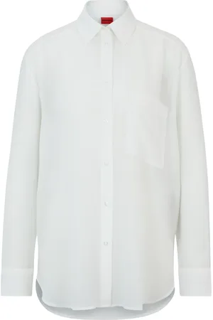 HUGO BOSS Mujer, Blusas y Camisas, Blanco, Talla: M