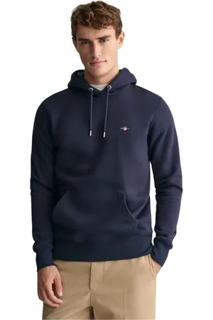GANT Hombre, Sudaderas, Azul, Talla: L