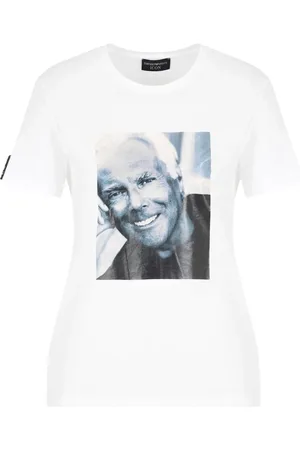 Emporio Armani Mujer, Camisetas, Blanco, Talla: S