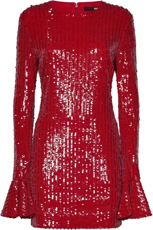 ROTATE Mujer, Vestidos, Rojo, Talla: M
