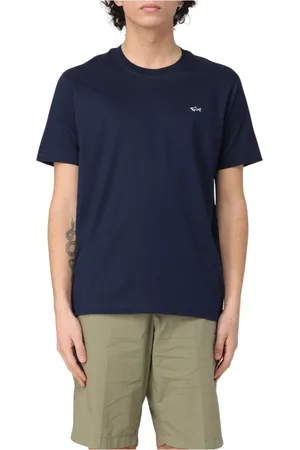 Paul & Shark Hombre, Camisetas, Azul, Talla: M