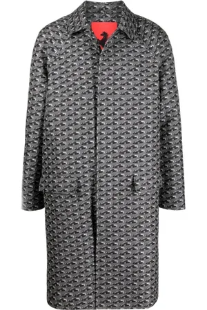 FERRARI Hombre, Abrigos, Gris, Talla: L
