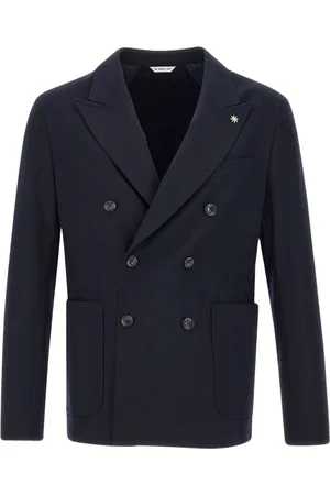 Manuel Ritz Hombre, Chaquetas, Azul, Talla: L