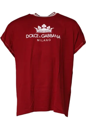 Dolce & Gabbana Hombre, Camisetas, Rojo, Talla: S