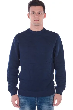 Emporio Armani Hombre, Sudaderas, Azul, Talla: L