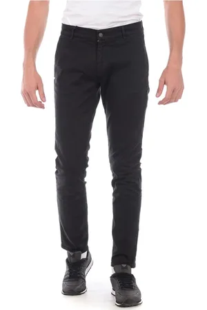 D.A. Daniele Alessandrini Hombre, Pantalones, Negro, Talla: W28