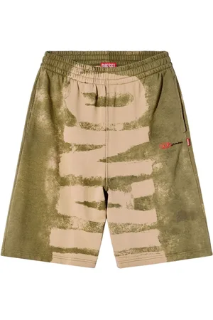 Diesel Hombre, Pantalones cortos, Verde, Talla: XS