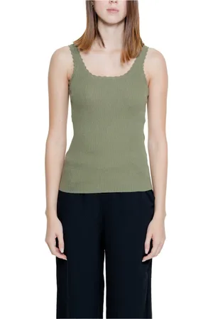 ONLY Mujer, Camisetas, Verde, Talla: L