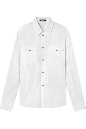 VERSACE Hombre, Camisas, Blanco, Talla: S