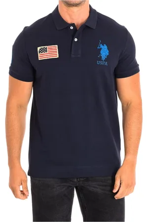 U.S. Polo Assn. Hombre, Camisetas, Azul, Talla: S