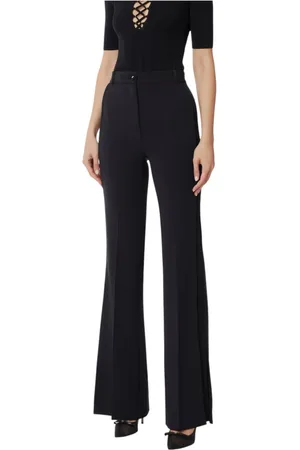 Elisabetta Franchi Mujer, Pantalones, Negro, Talla: S