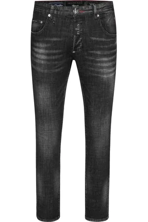 Philipp Plein Hombre, Vaqueros, Negro, Talla: W30