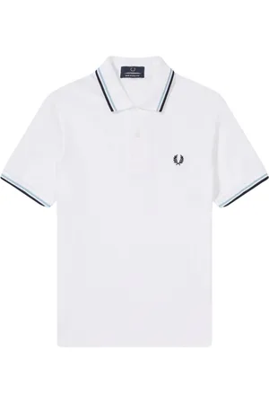 Fred Perry Hombre, Camisetas, Blanco, Talla: S