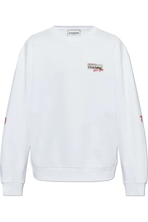 Iceberg Hombre, Sudaderas, Blanco, Talla: L