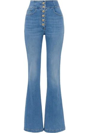 Elisabetta Franchi Mujer, Vaqueros, Azul, Talla: W26