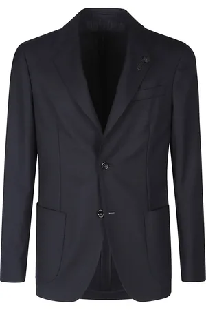 LARDINI Hombre, Chaquetas, Negro, Talla: L