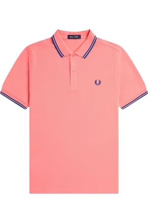 Fred Perry Hombre, Camisetas, Rosa, Talla: L
