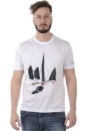 Ermenegildo Zegna Hombre, Camisetas, Blanco, Talla: XL