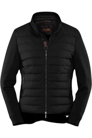 MOORER Hombre, Chaquetas, Negro, Talla: L