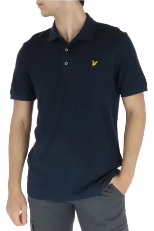 Lyle & Scott Hombre, Camisetas, Azul, Talla: M