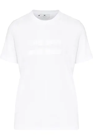 Elisabetta Franchi Mujer, Camisetas, Blanco, Talla: M