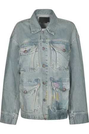 R13 Mujer, Chaquetas, Azul, Talla: S