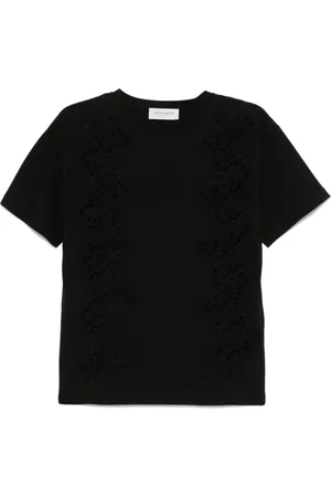 ERMANNO SCERVINO Mujer, Camisetas, Negro, Talla: S