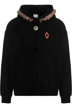MARCELO BURLON Hombre, Sudaderas, Negro, Talla: M