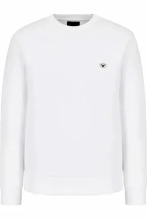 Emporio Armani Hombre, Sudaderas, Blanco, Talla: S