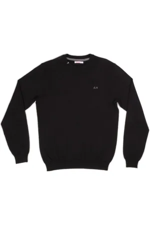 sun68 Hombre, Jerseys, Negro, Talla: L