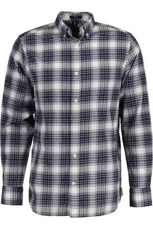 GANT Hombre, Camisas, Negro, Talla: S