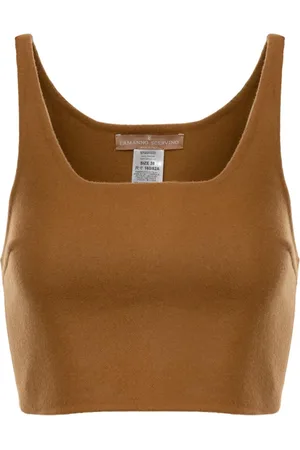 ERMANNO SCERVINO Mujer, Camisetas, Marrón, Talla: S