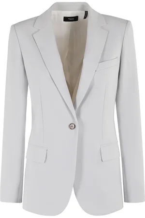 THEORY Mujer, Chaquetas, Gris, Talla: L
