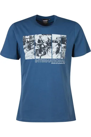 Barbour Hombre, Camisetas, Azul, Talla: XL