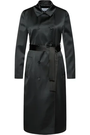 Calvin Klein Mujer, Abrigos, Negro, Talla: L