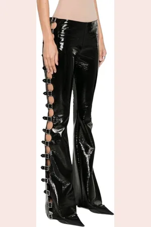Courrèges Mujer, Pantalones, Negro, Talla: M