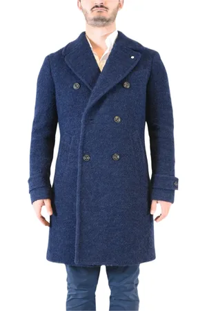 L.B.M. 1911 Hombre, Abrigos, Azul, Talla: L