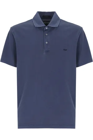 FAY Hombre, Camisetas, Azul, Talla: 2XL