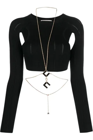 Elisabetta Franchi Mujer, Camisetas, Negro, Talla: S