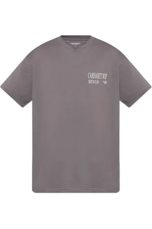Carhartt Hombre, Camisetas, Gris, Talla: S
