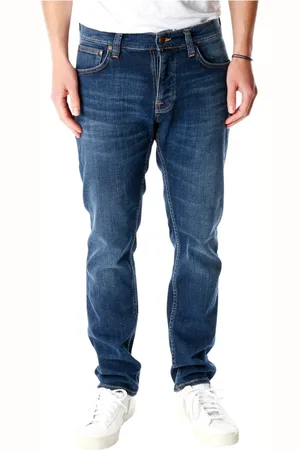 Nudie Jeans Hombre, Vaqueros, Azul, Talla: W34 L30