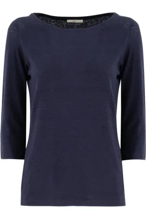 FEDELI Mujer, Camisetas, Azul, Talla: XL