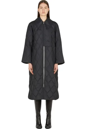 Ganni Mujer, Abrigos, Negro, Talla: M