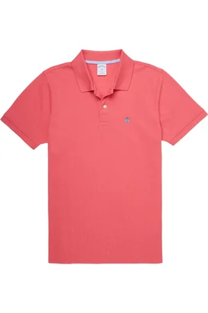 Brooks Brothers Hombre, Camisetas, Rosa, Talla: S
