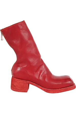 GUIDI Mujer, Zapatos, Rojo, Talla: 36 EU