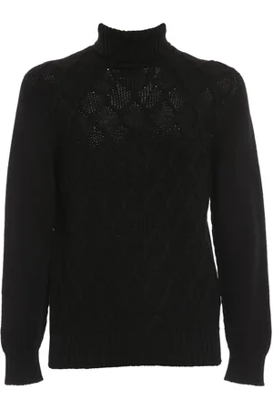 DRUMOHR Hombre, Jerseys, Negro, Talla: L