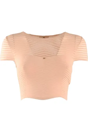 Elisabetta Franchi Mujer, Camisetas, Rosa, Talla: M